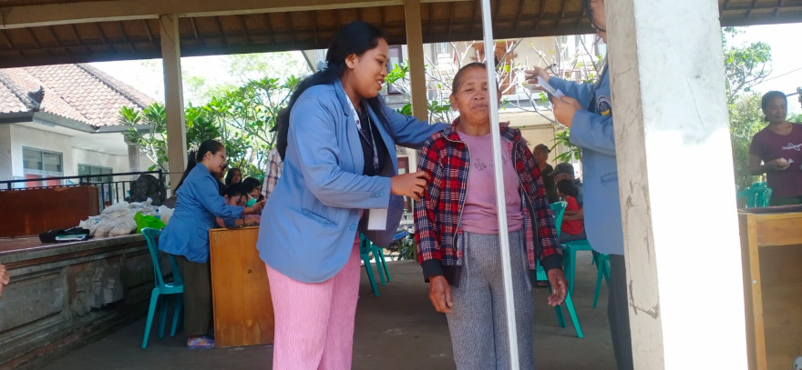 GIAT POSYANDU LANSIA DAN POSBINDU  ( POSYANDU BINAAN TERPADU) BULAN AGUSTUS 2024